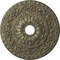 Ekena Millwork Vaduz Ceiling Medallion (Canopies up to 3 1/2"), 23 1/2"OD x 3 1/2"ID x 2 1/8"P, Witch Hazel Crackle CM23VAWHC - alternate 1